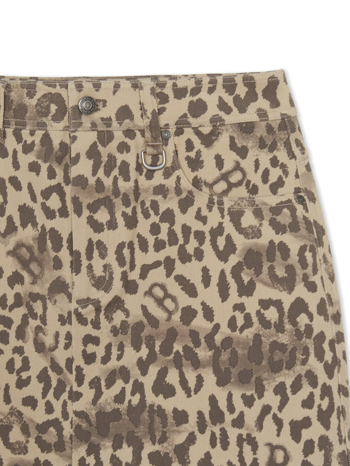 Mlb Women's Cotton Leopard Mini Skirt