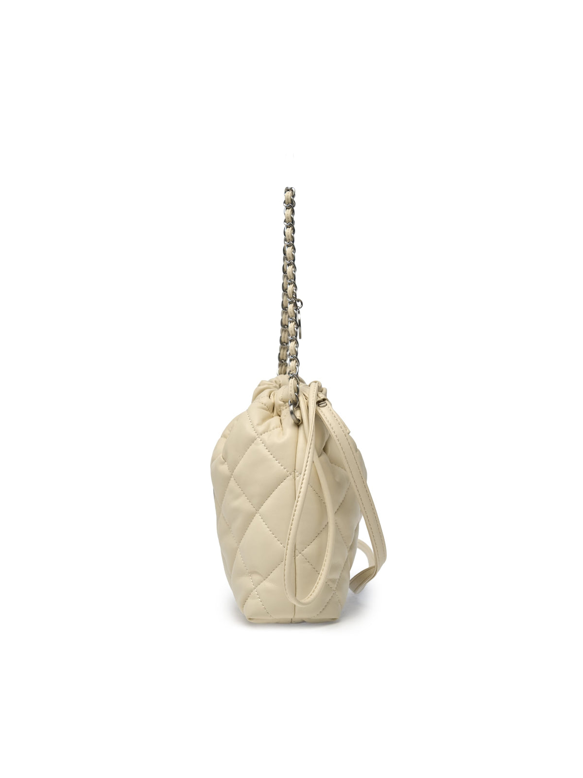 Mlb Basic Quilting PU Mini Bucket Cross Bag