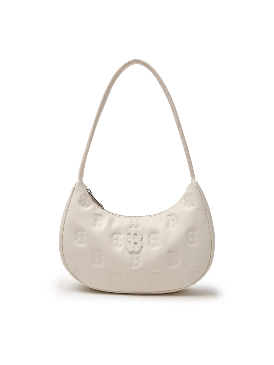 Classic Monogram New Embossed Hobo Bag Boston Red Sox