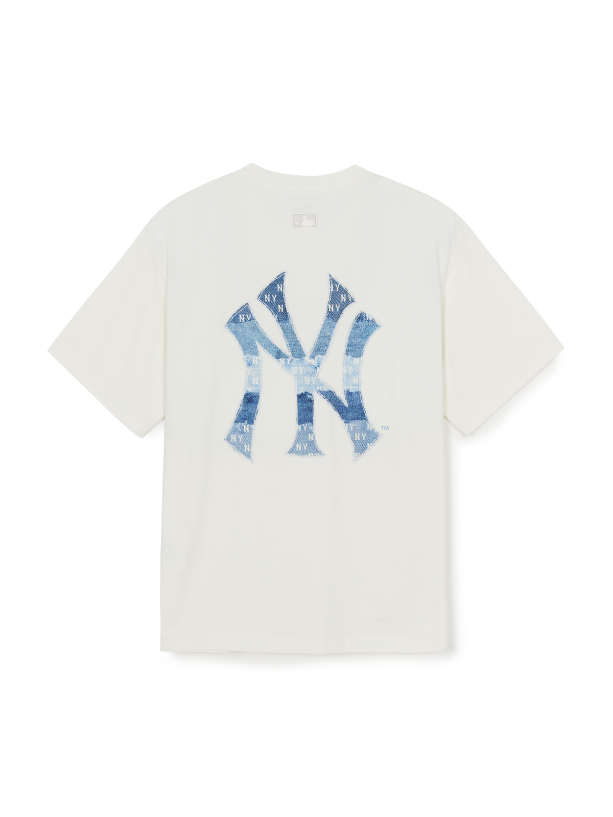 Mlb Vintage Denimlike Monogram Big Lux Over Fit T-shirt