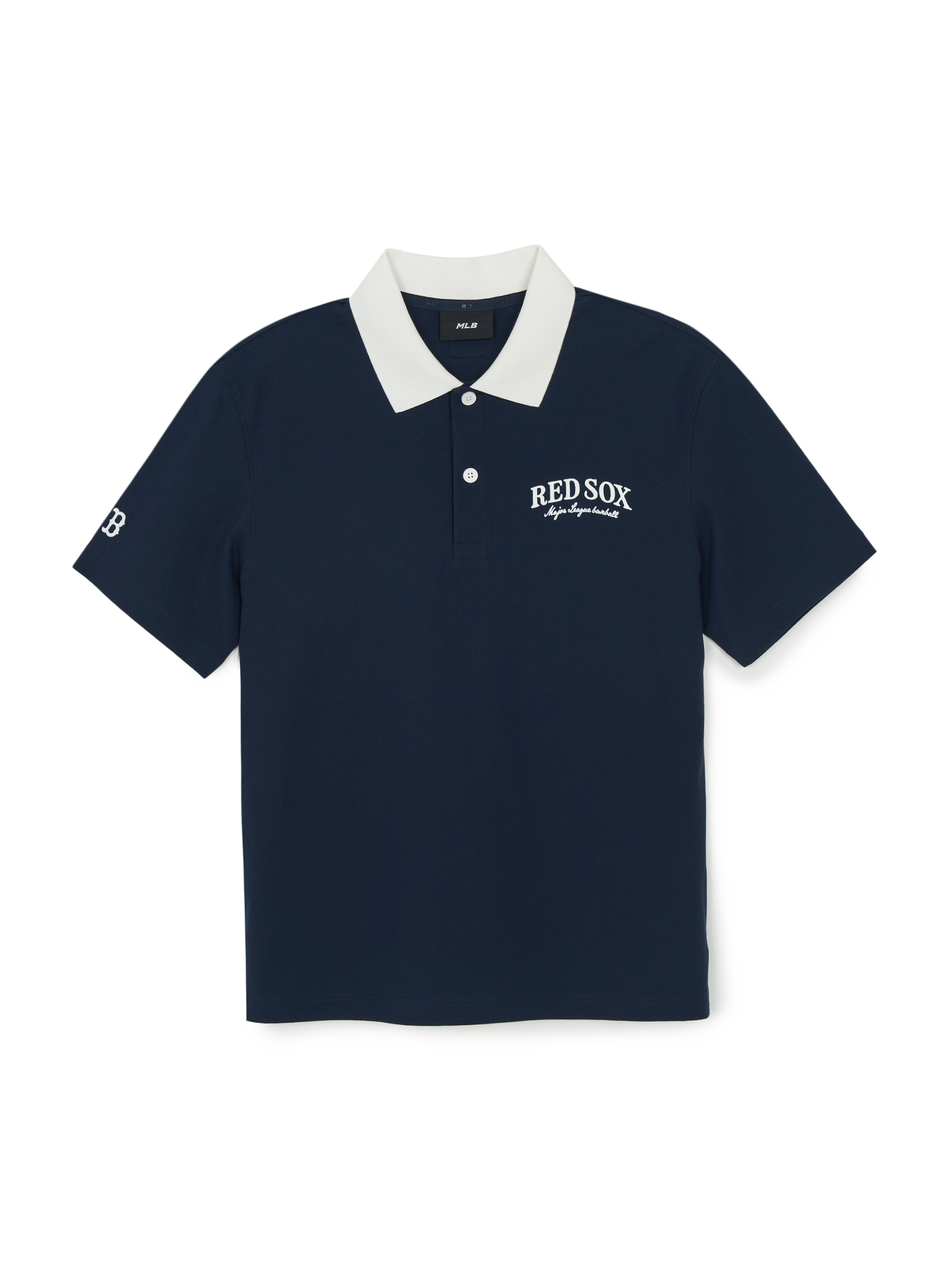 [mlb korea] Basic Small Letter Comfortable Fit Polo T-Shirts