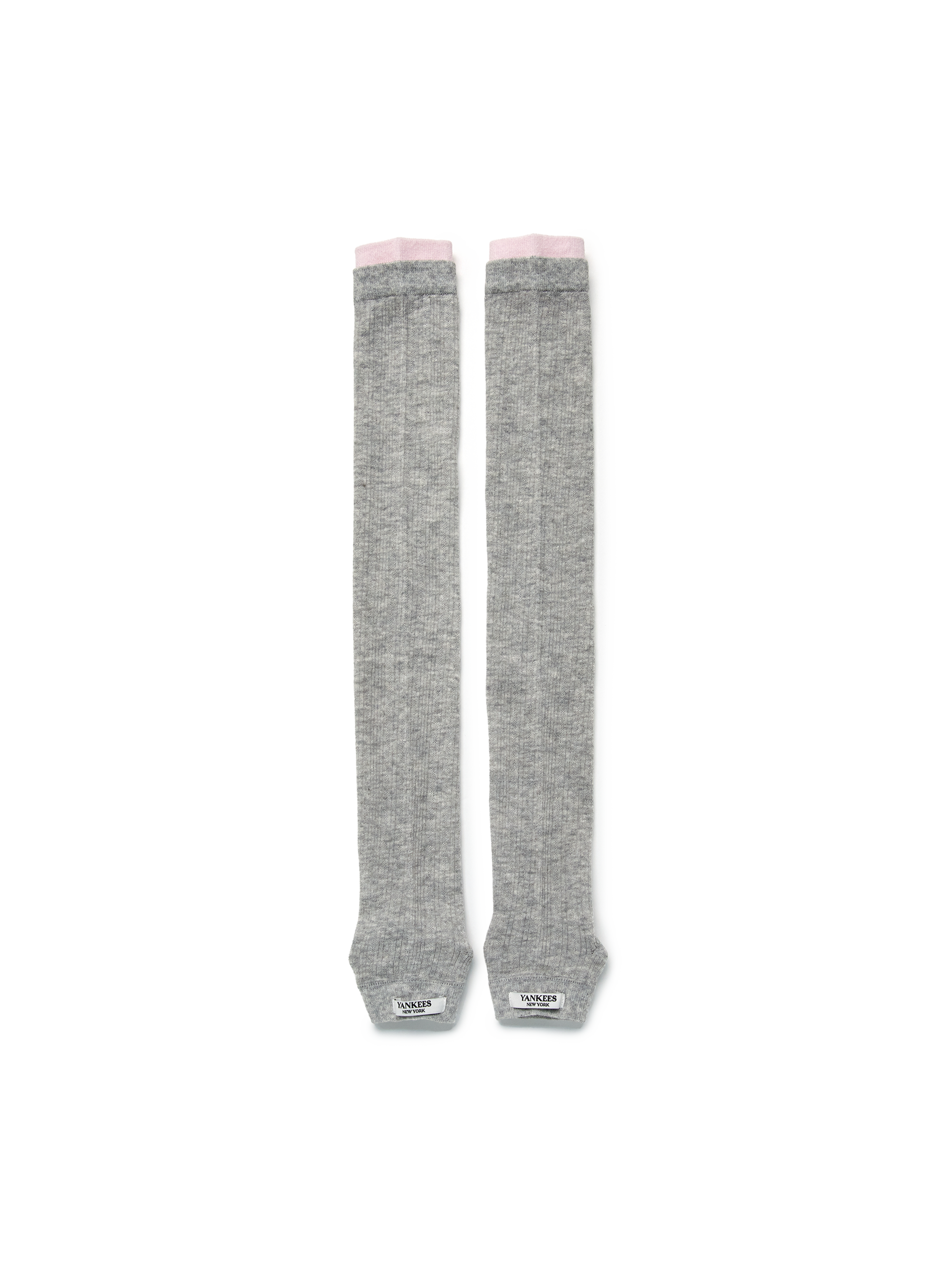 [MLB] Block Open Toe Knee Socks