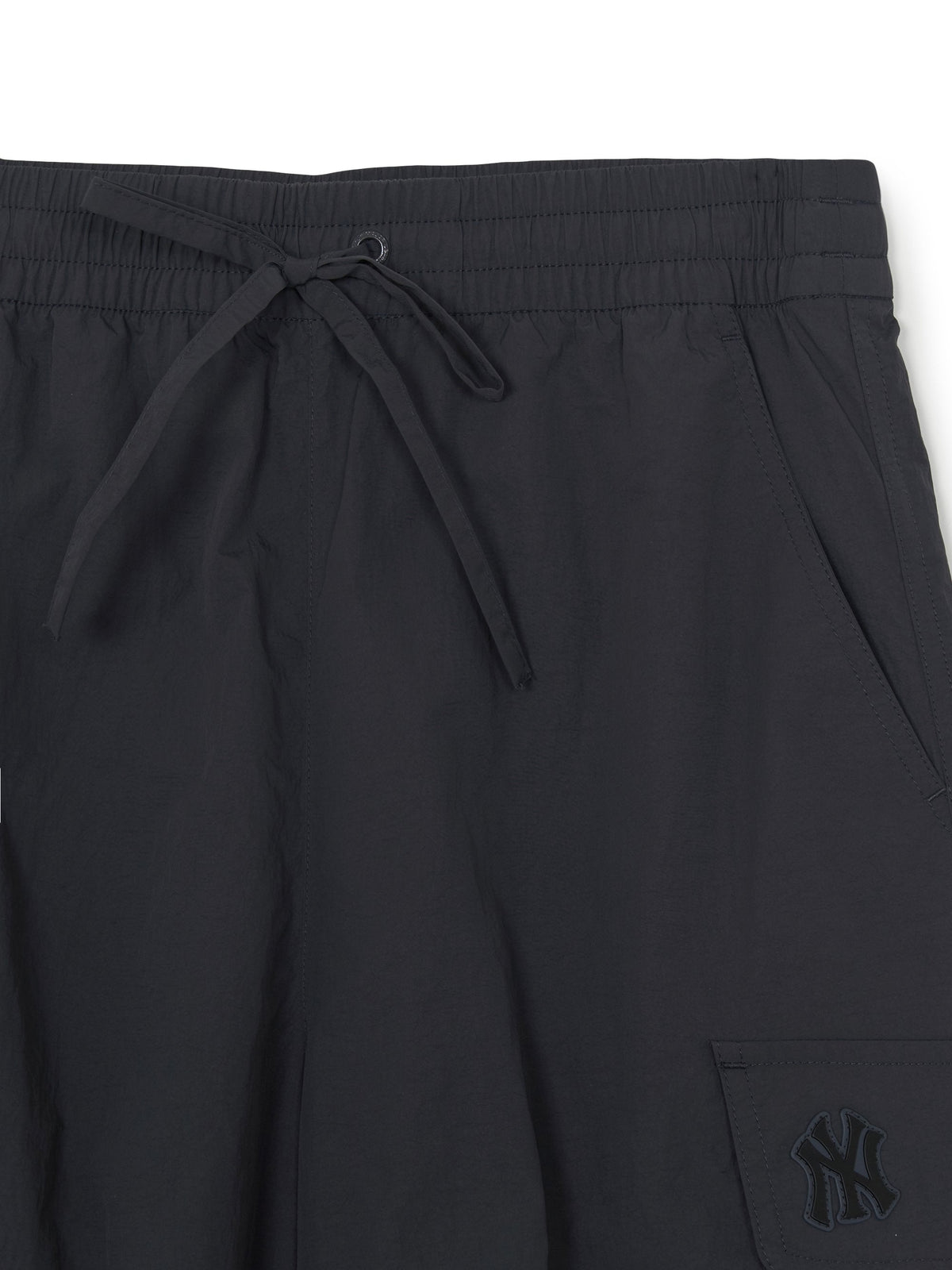 MLB Korea Women's Gorpcore Glossy High Waist Cargo Wide Flare Pants