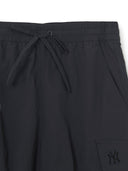 MLB Korea Women's Gorpcore Glossy High Waist Cargo Wide Flare Pants