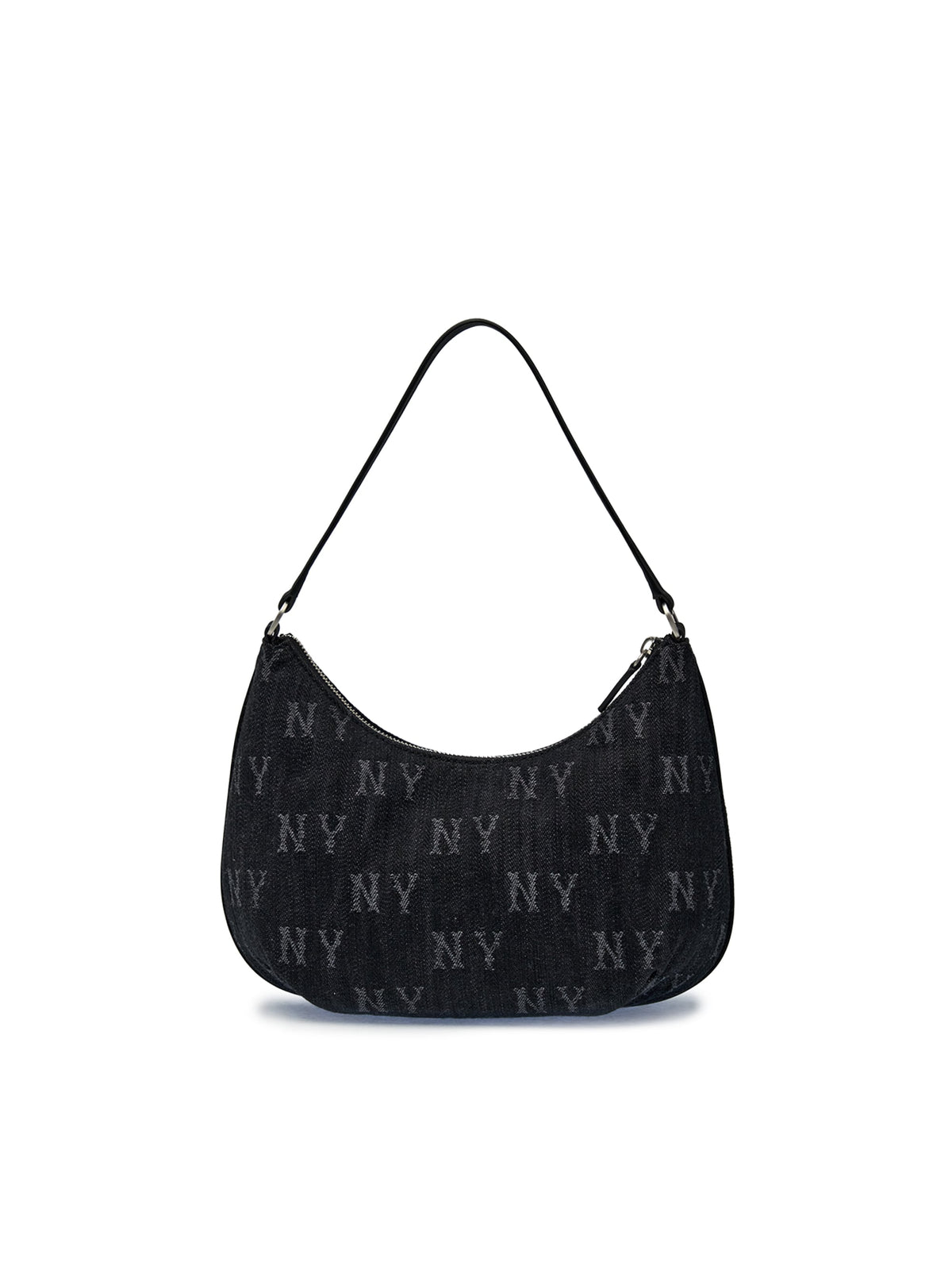 Mlb Hip Monogram Jqd Denim Hobo Bag