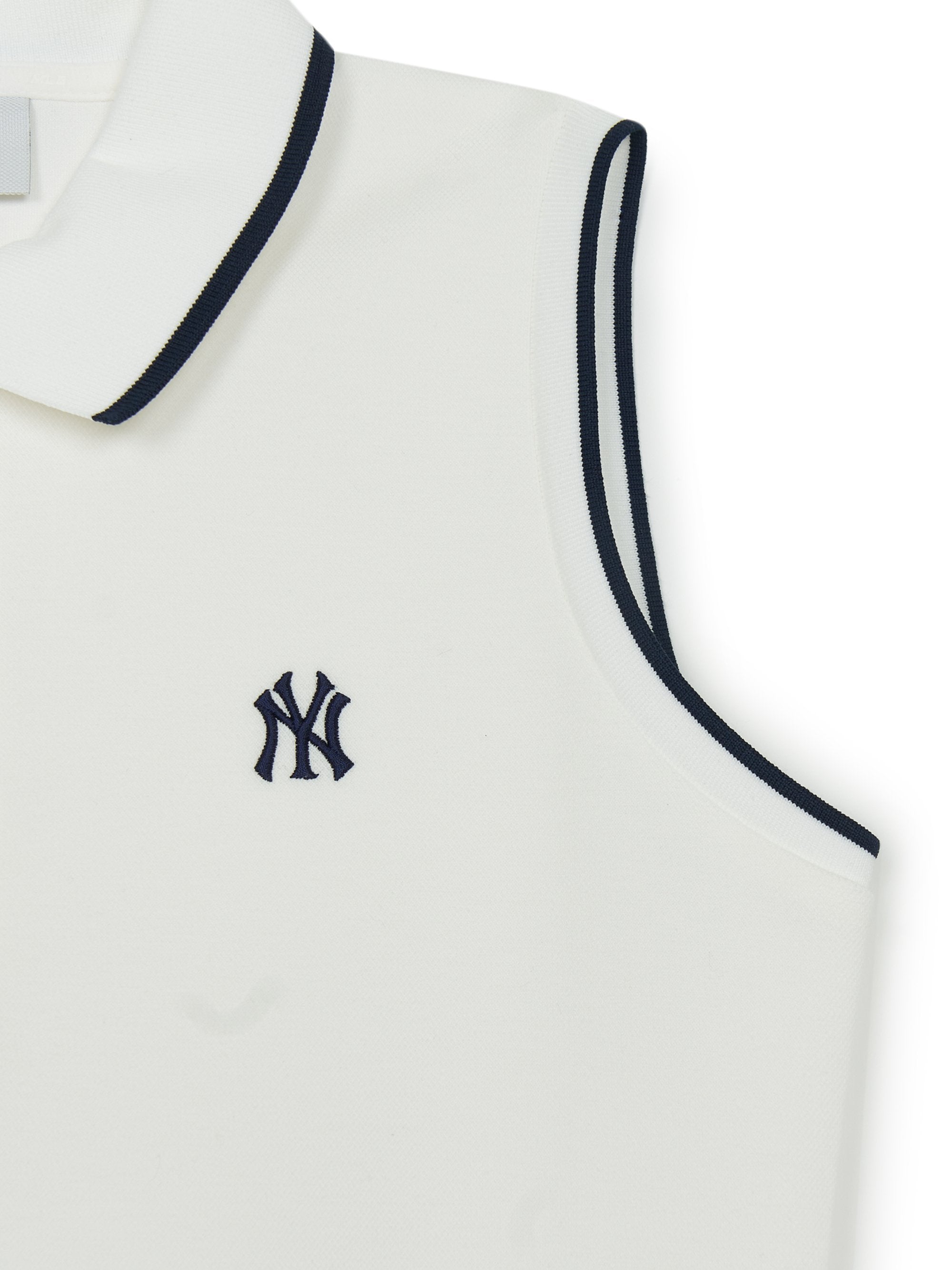 [mlb korea] Women's Varsity Slim Fit Collar Sleeveless Ops