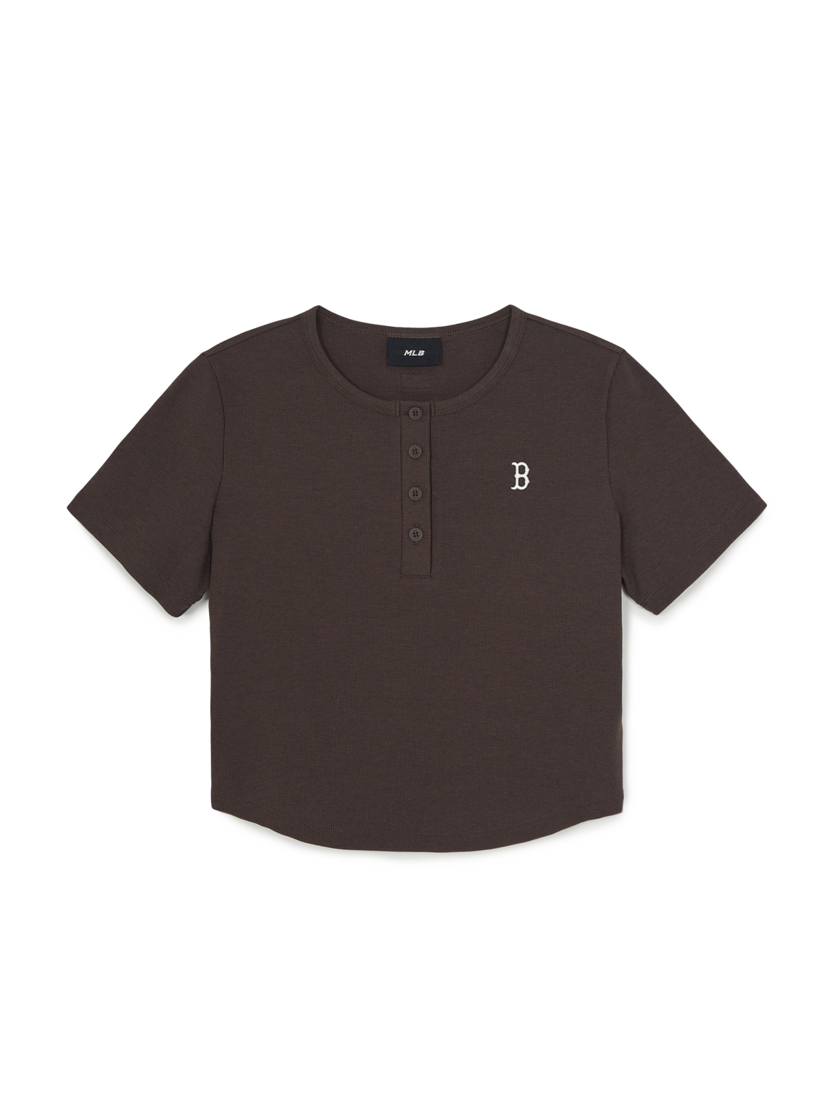 Mlb Women's Vintage Slim Henley Neck T-shirt