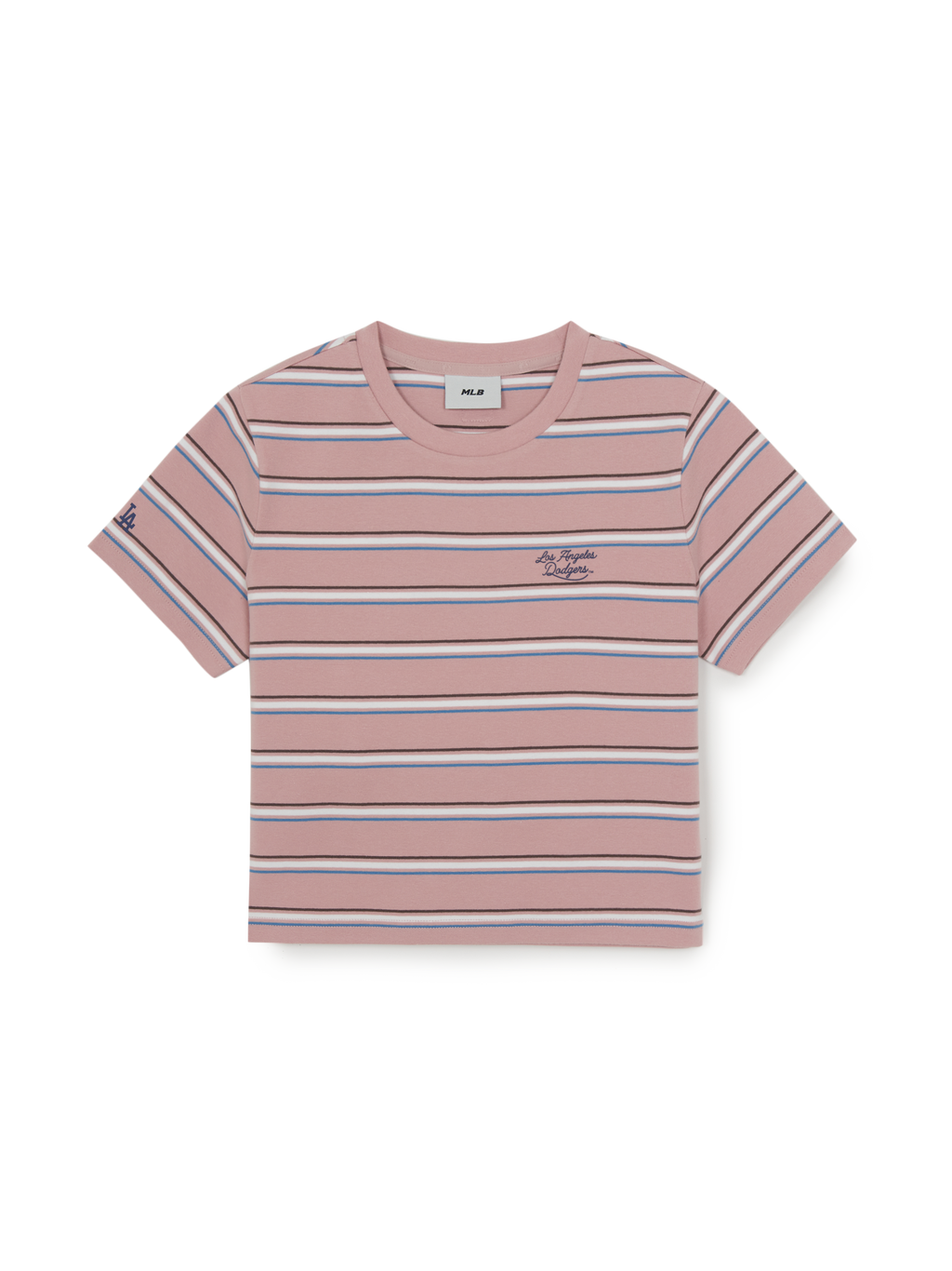 MLB Korea Women's Sportive Stripe Crop T-Shirts