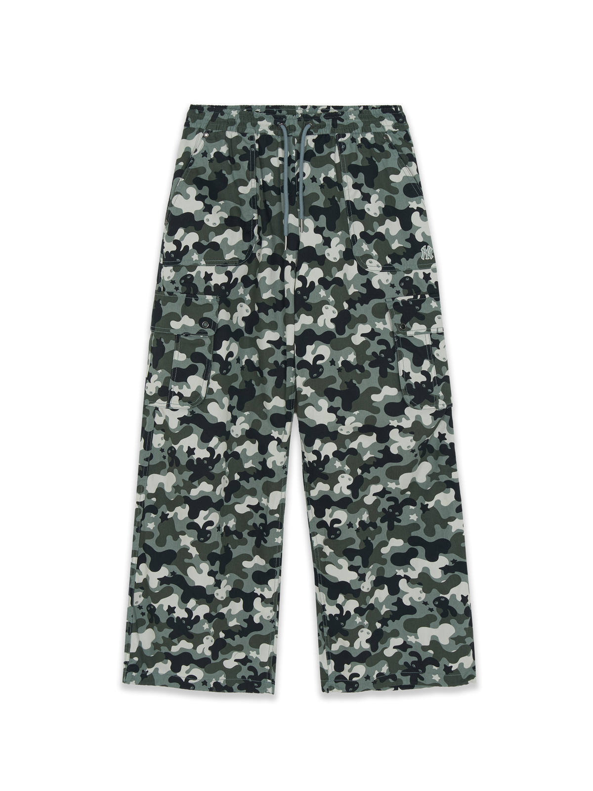 Mlb Women's Camo Low Rise Cotton Cargo Wide Pants
