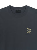 MLB Korea Basic Street Color Lettering Oversized T-shirt