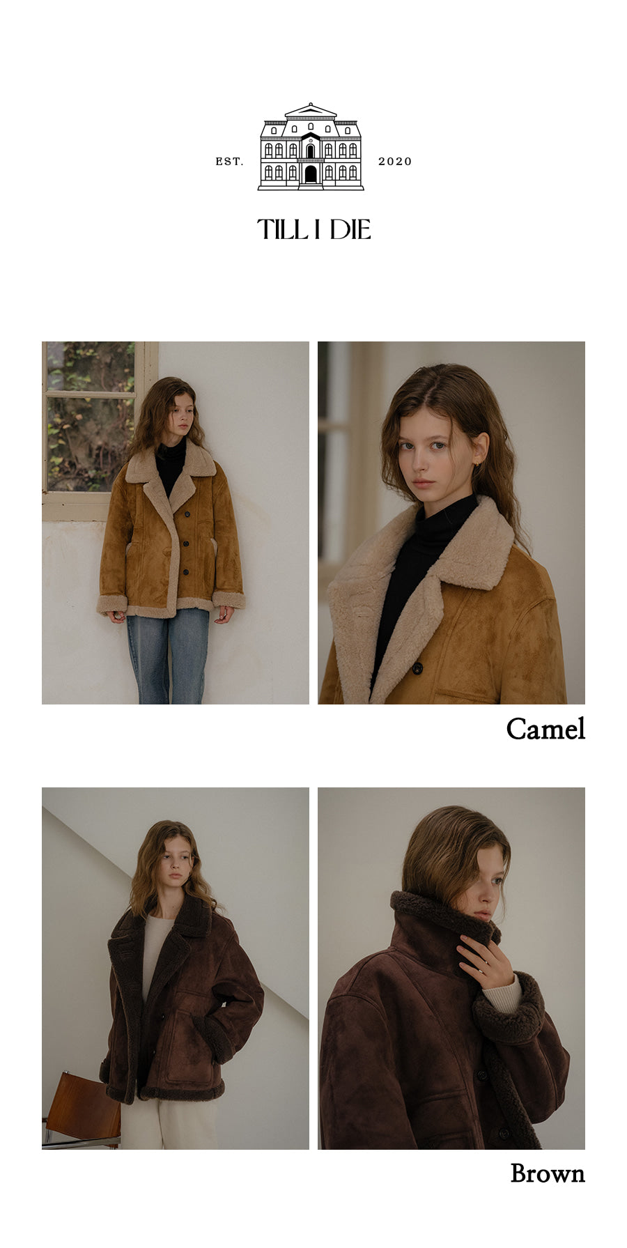 Tillidie Half double wool shearling mustang