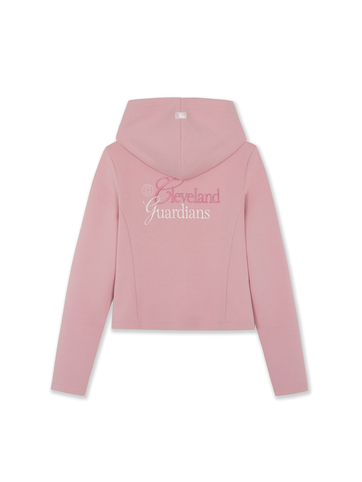 Mlb Women's Varsity Lettering Lace Ribbed Hood Zip Up