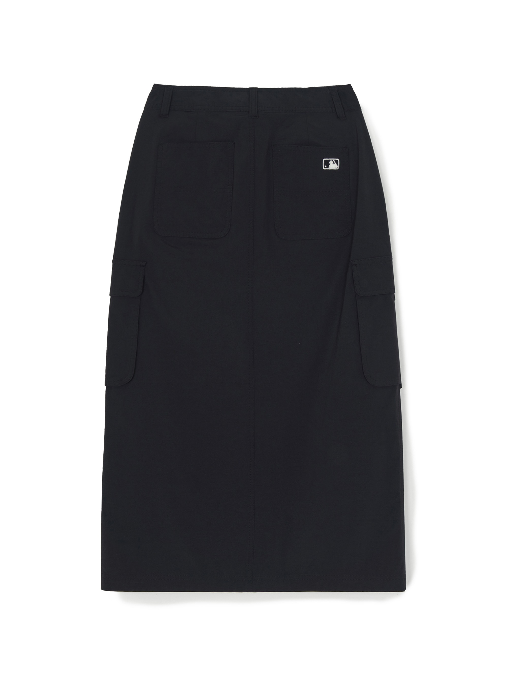 [MLB] Women's Vintage Washing Cotton Strap Cargo Long Skirt