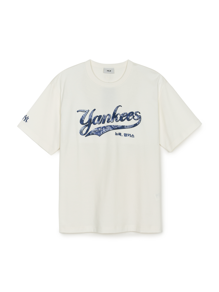 MLB Korea Mlb Hannam Cursive Logo T-shirt