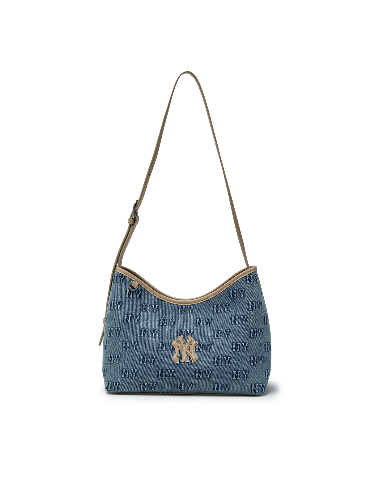MLB Classic Monogram Denim Embo Bucket Bag