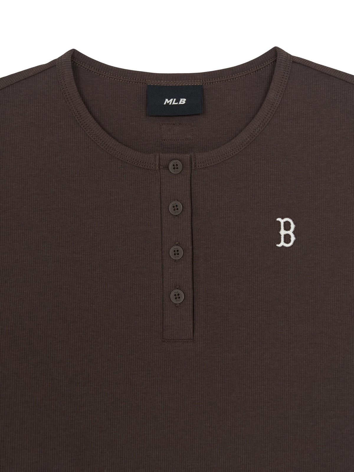 Mlb Women's Vintage Slim Henley Neck T-shirt