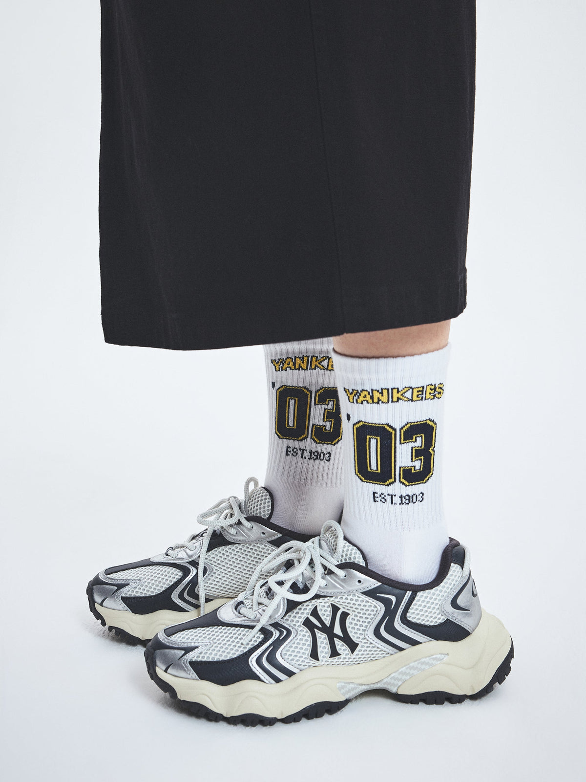 MLB Korea Varsity Sportive Mid Socks 3pairs Set