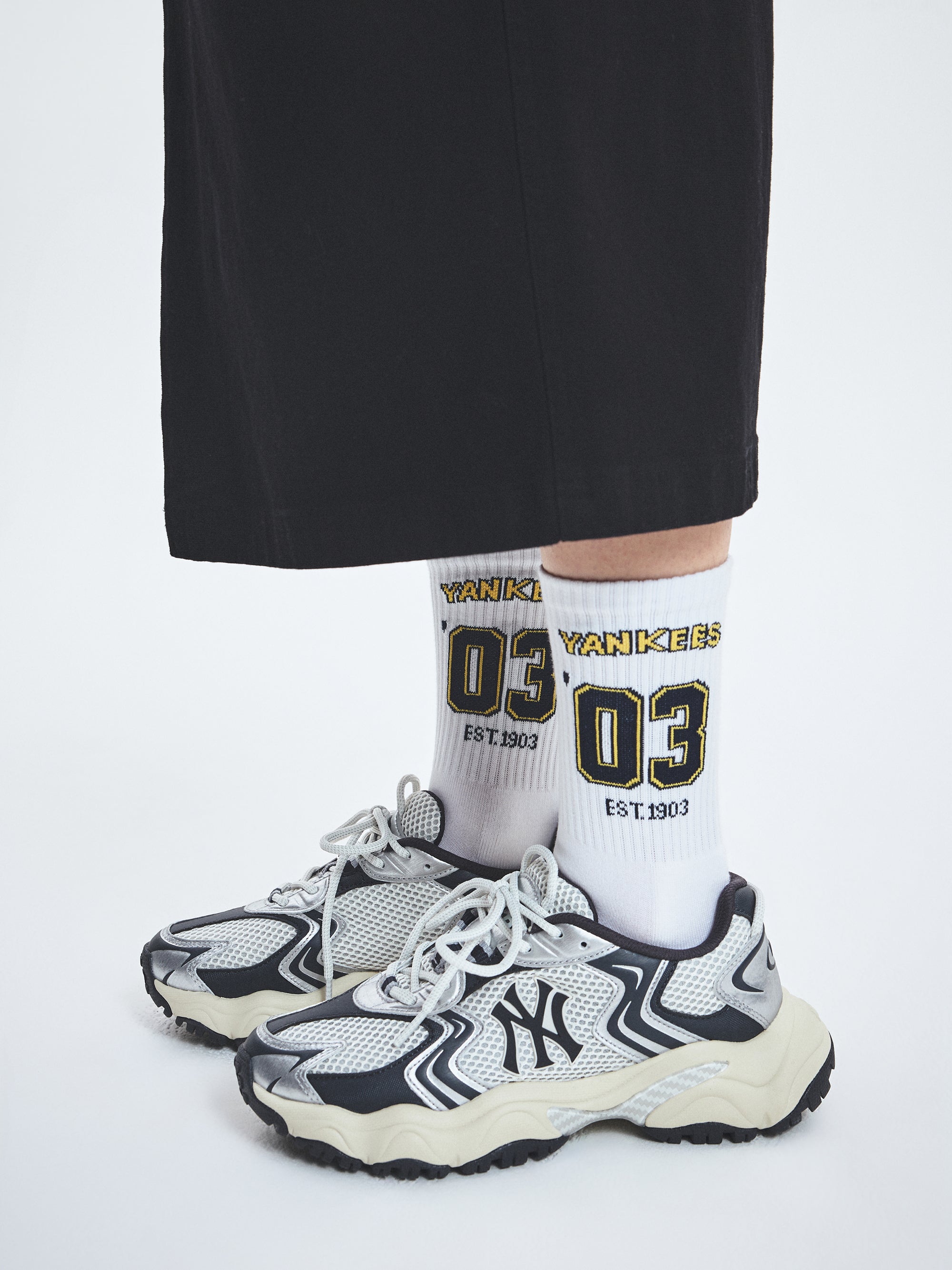 MLB Korea Varsity Sportive Mid Socks 3pairs Set