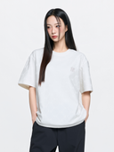 MLB Korea Dia Monogram Tonal Jacquard Over Fit T-Shirts