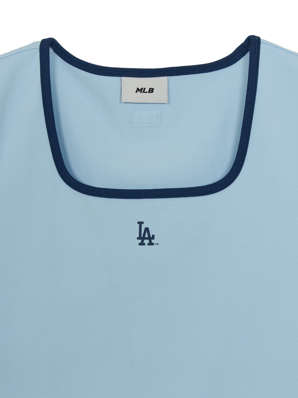 MLB Korea Women's Basic Square Neck Slim Fit T-shirt