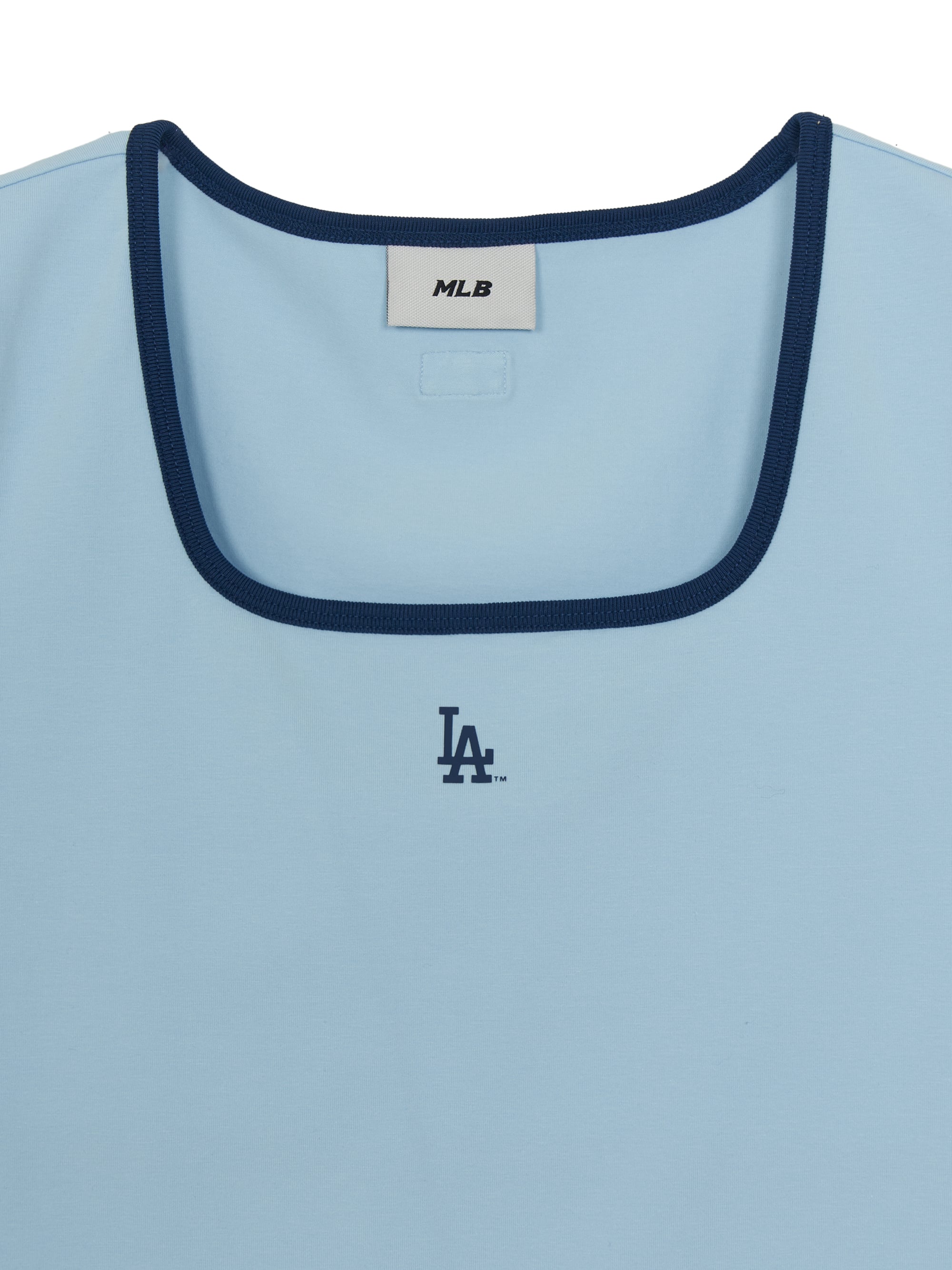 MLB Korea Women's Basic Square Neck Slim Fit T-shirt