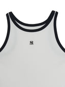 MLB Korea Women's Basic Ringer Ribbed Sleeveless Ops