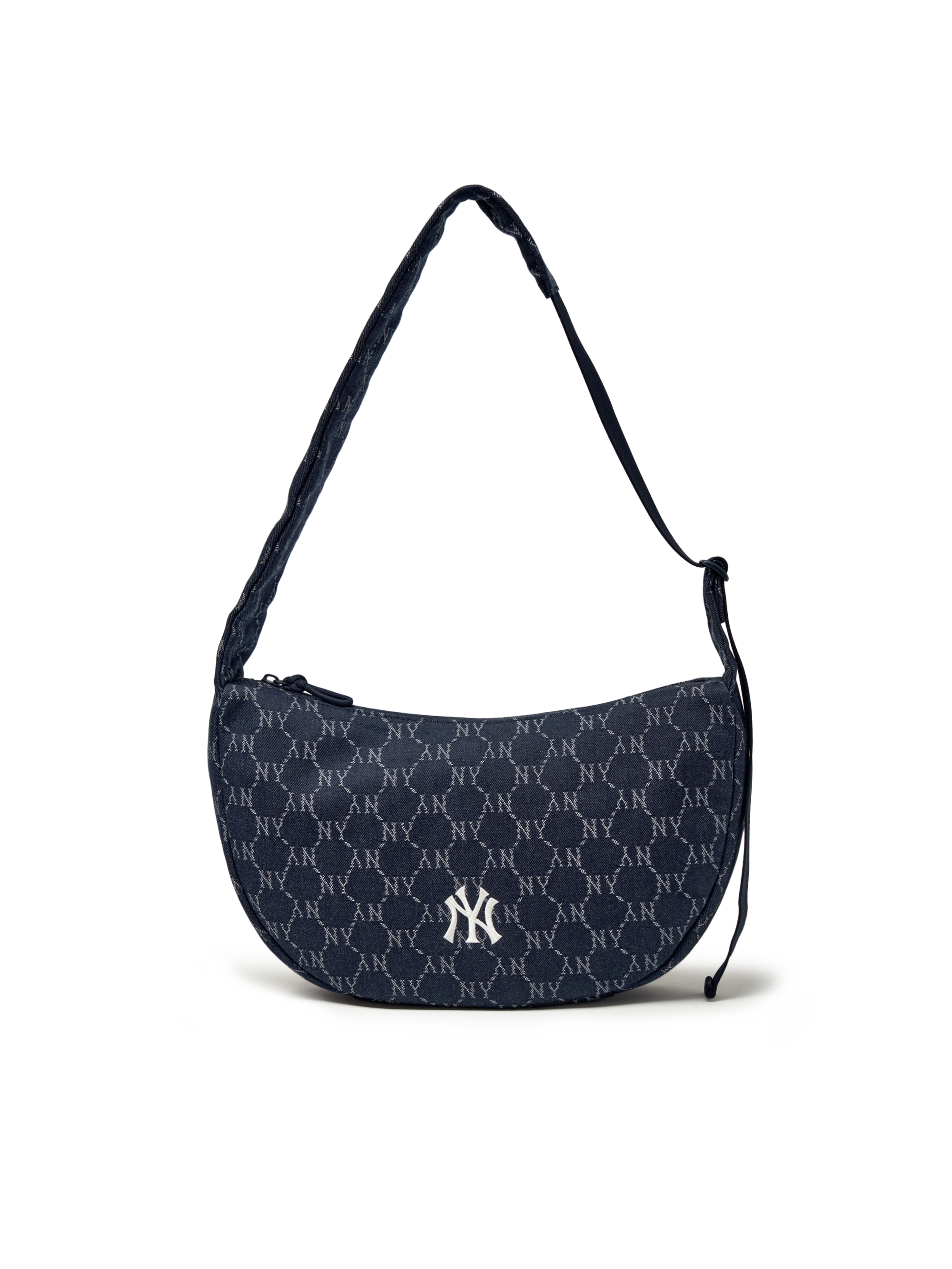 MLB Korea Dia Monogram Denim Jqd Cross Bag