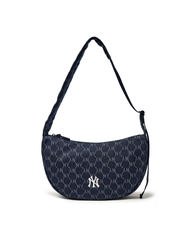 Mlb Dia Monogram Denim Jqd Cross Bag