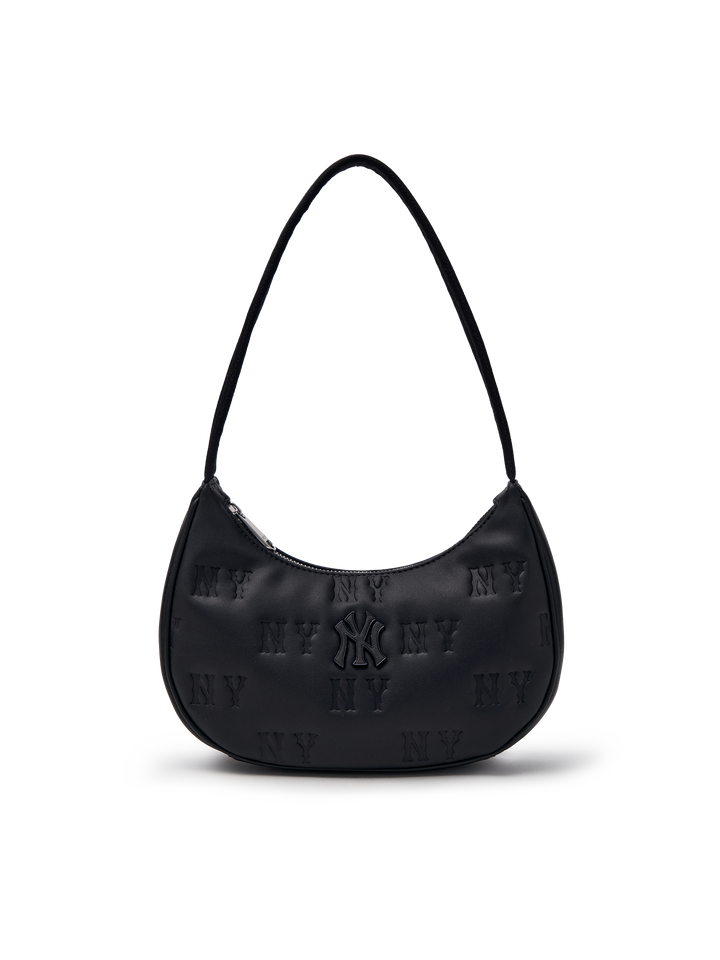 MLB Korea Classic Monogram New Embo Hobo Bag