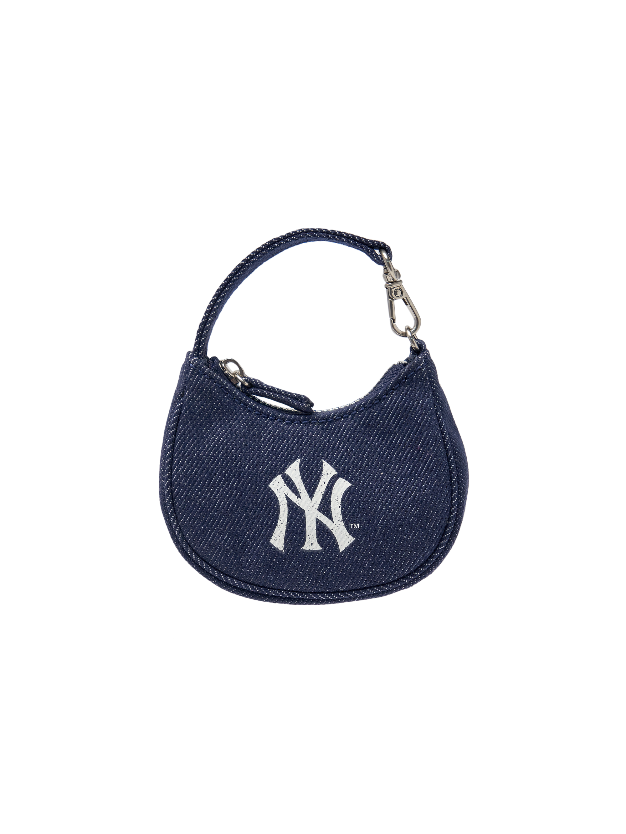 MLB Korea Basic Denim Mini Bag Keyring