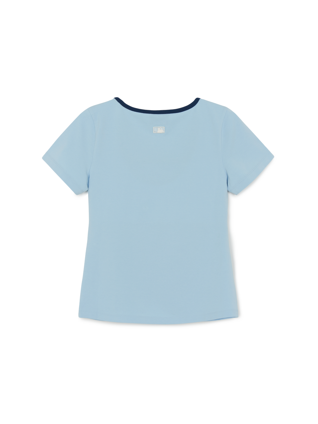 MLB Korea Women's Basic Square Neck Slim Fit T-shirt
