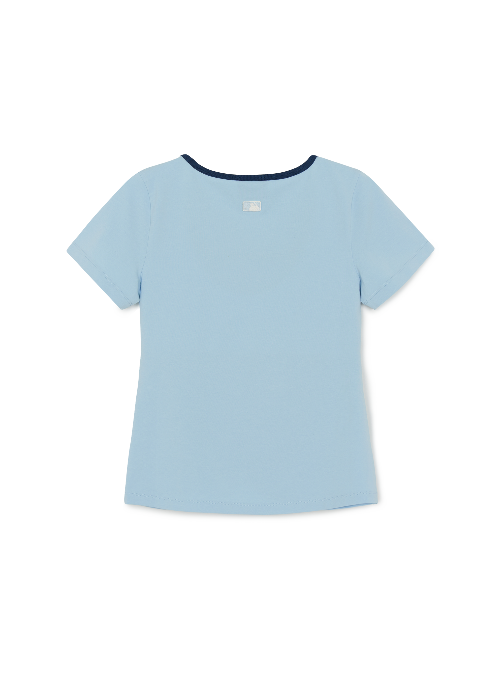 MLB Korea Women's Basic Square Neck Slim Fit T-shirt
