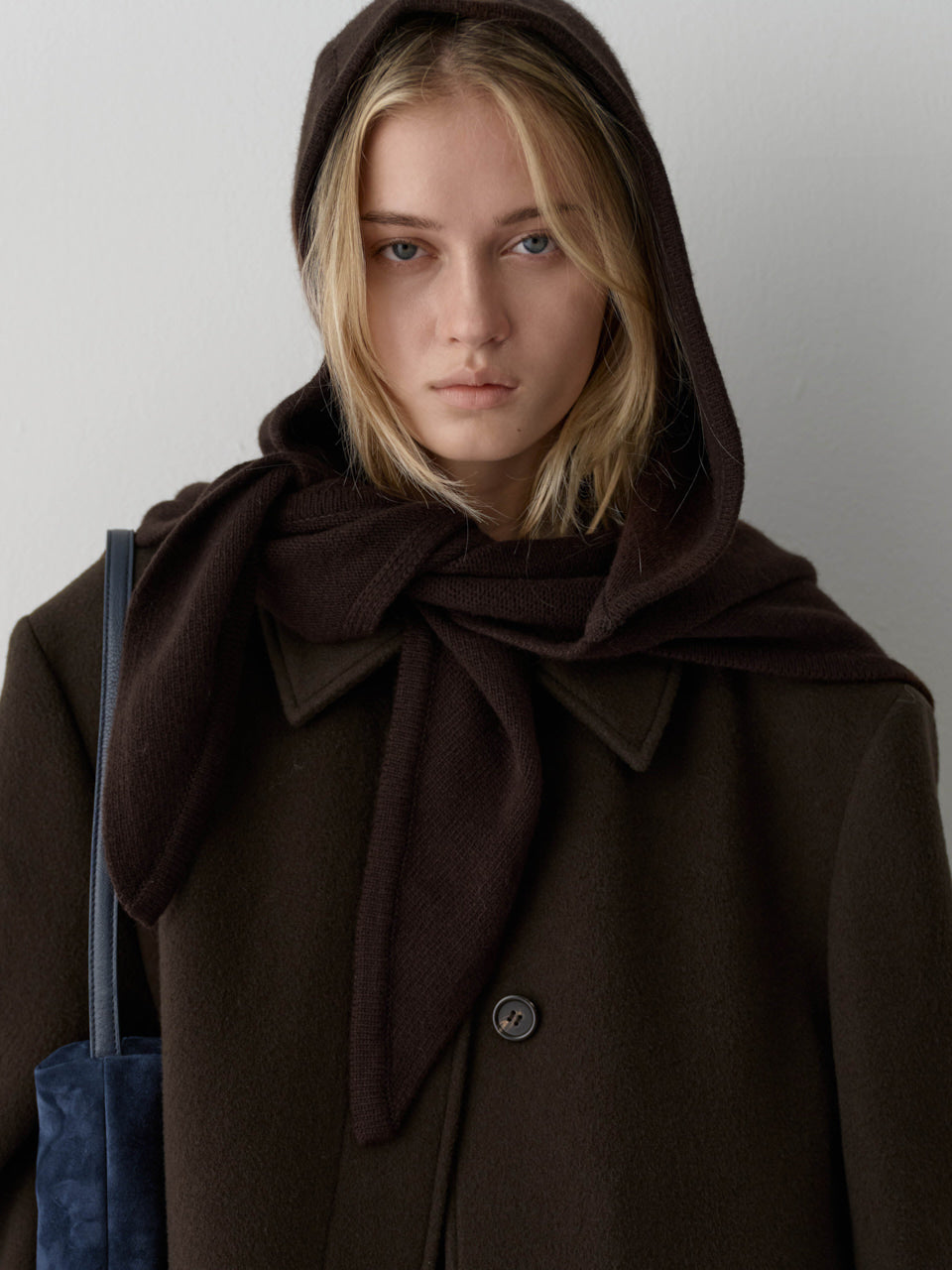 Facade Pattern Cashmere Balaclava Scarf