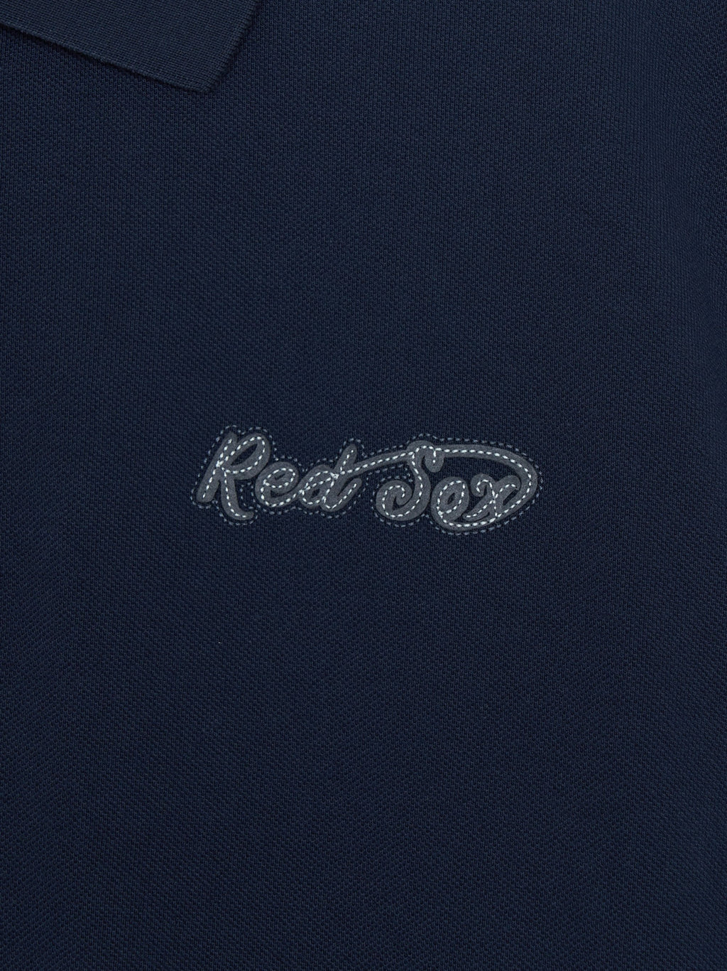 MLB Korea Varsity Small Cursive Over Fit Polo T-Shirts