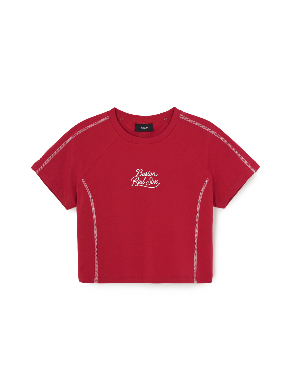 MLB Korea Women's Sportive Track Crop T-Shirts