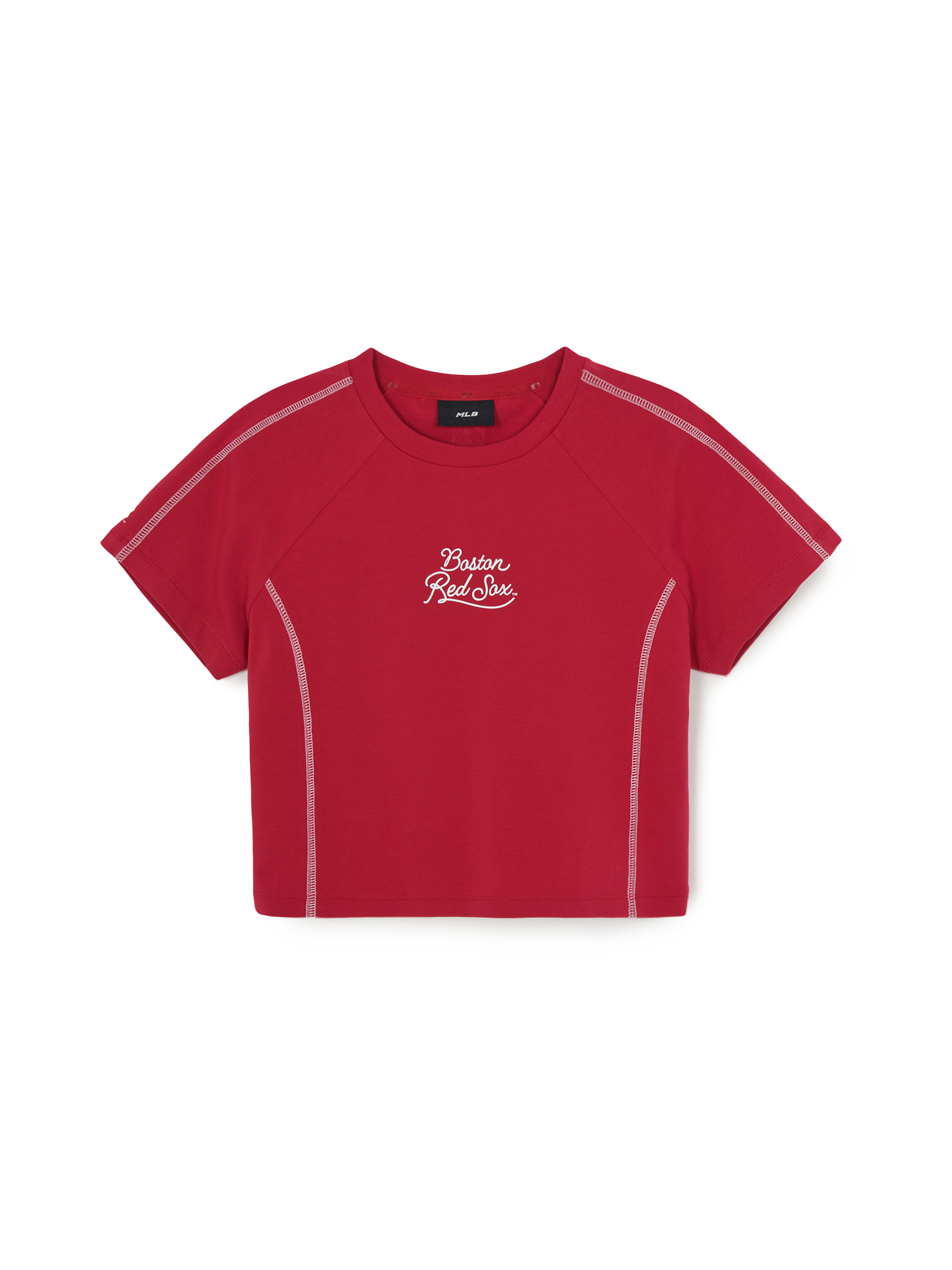 MLB Korea Women's Sportive Track Crop T-Shirts