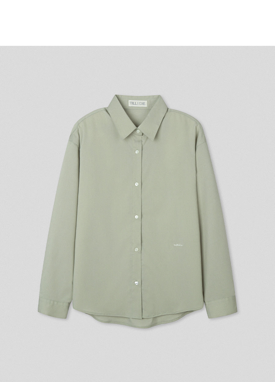 Tillidie Wrinkle-Free Regular Fit Shirt Mint