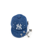 MLB Korea Basic Denim Point Ballcap Pouch Keyring