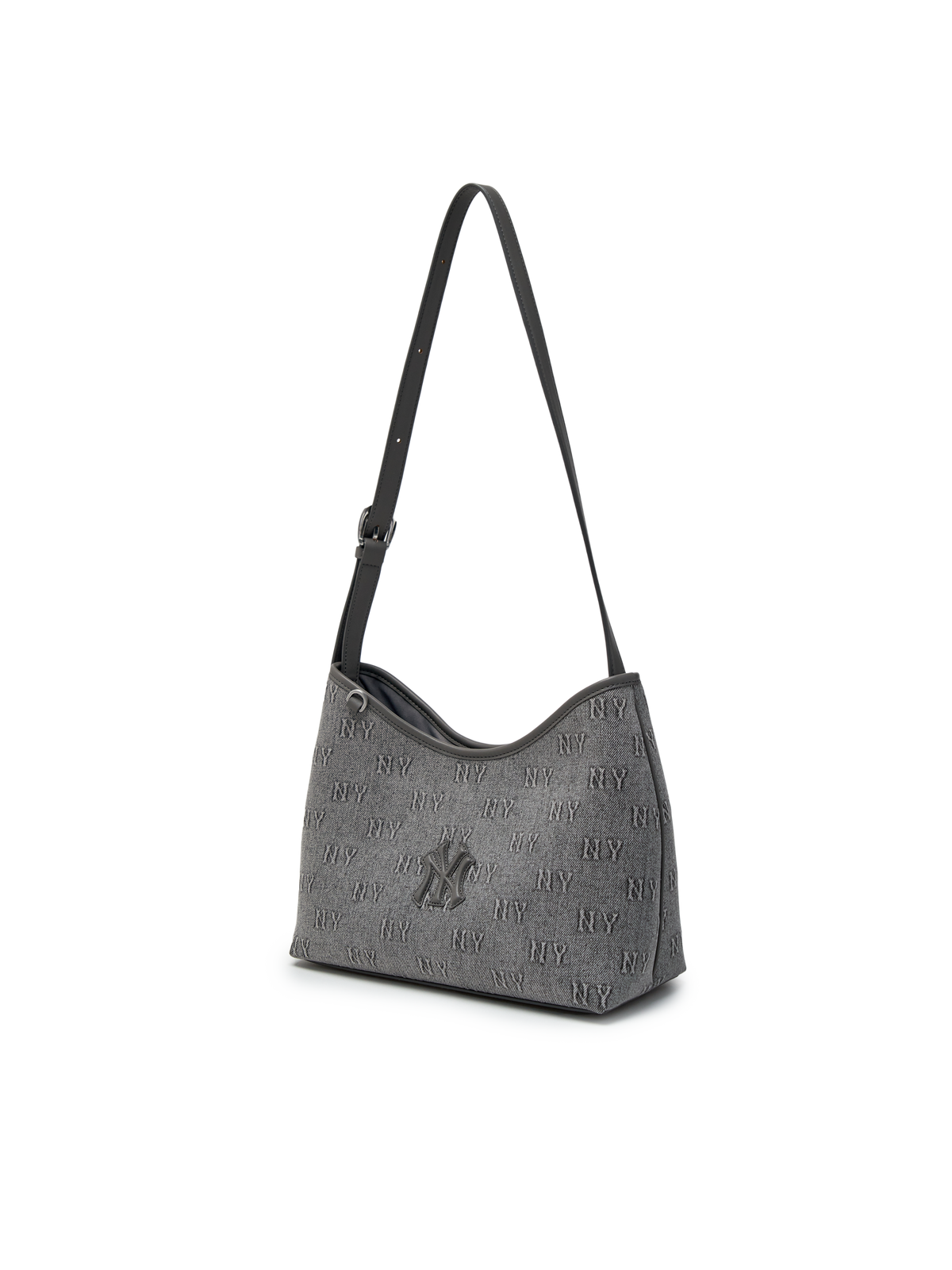 Mlb Classic Monogram Denim Embo Bucket Bag