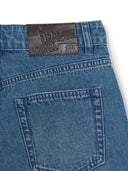 MLB Korea Women's Basic Small Logo Cargo Denim Wrap Skirt