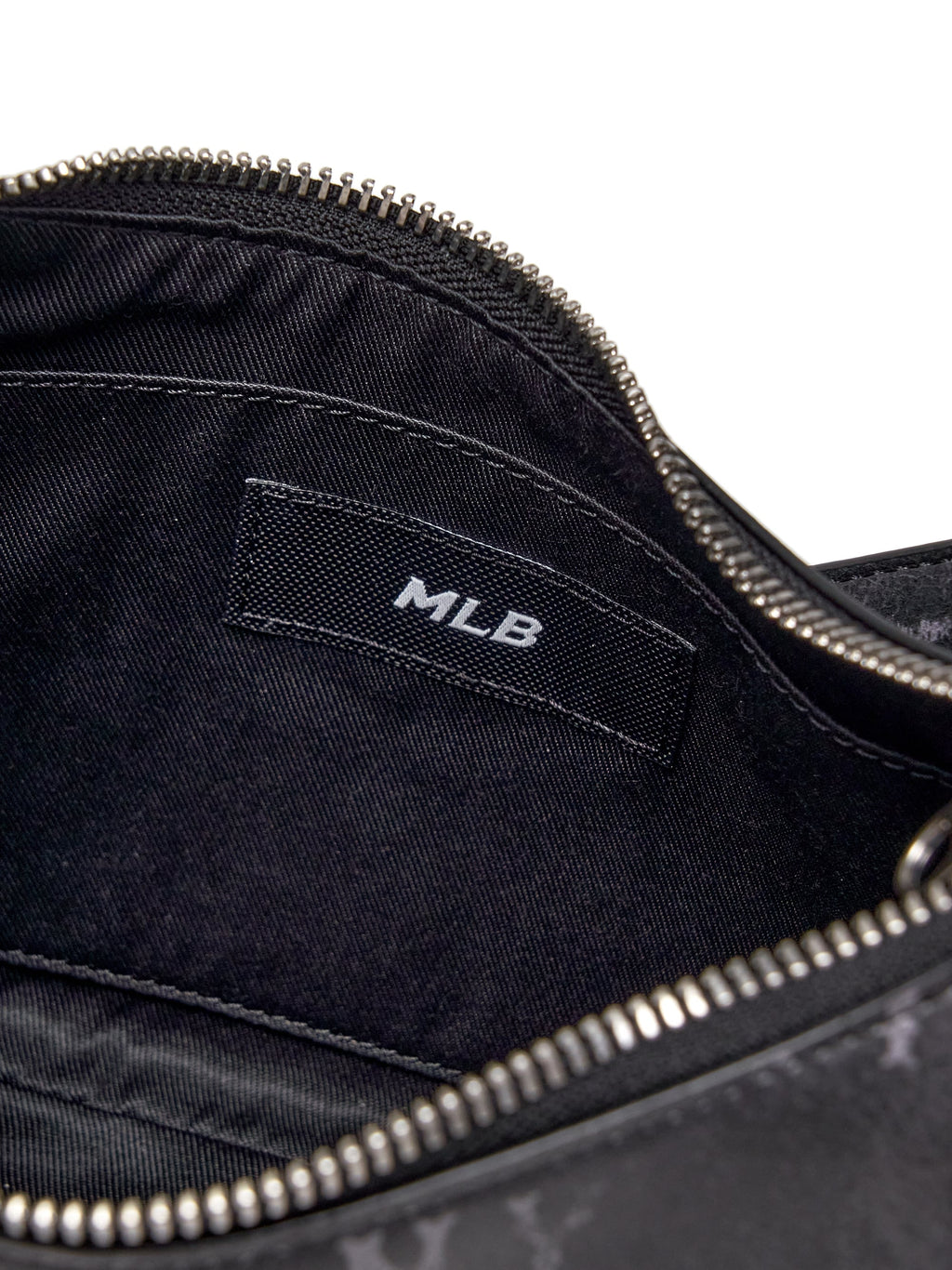MLB Korea Classic Monogram Vintage PU Hobo Bag