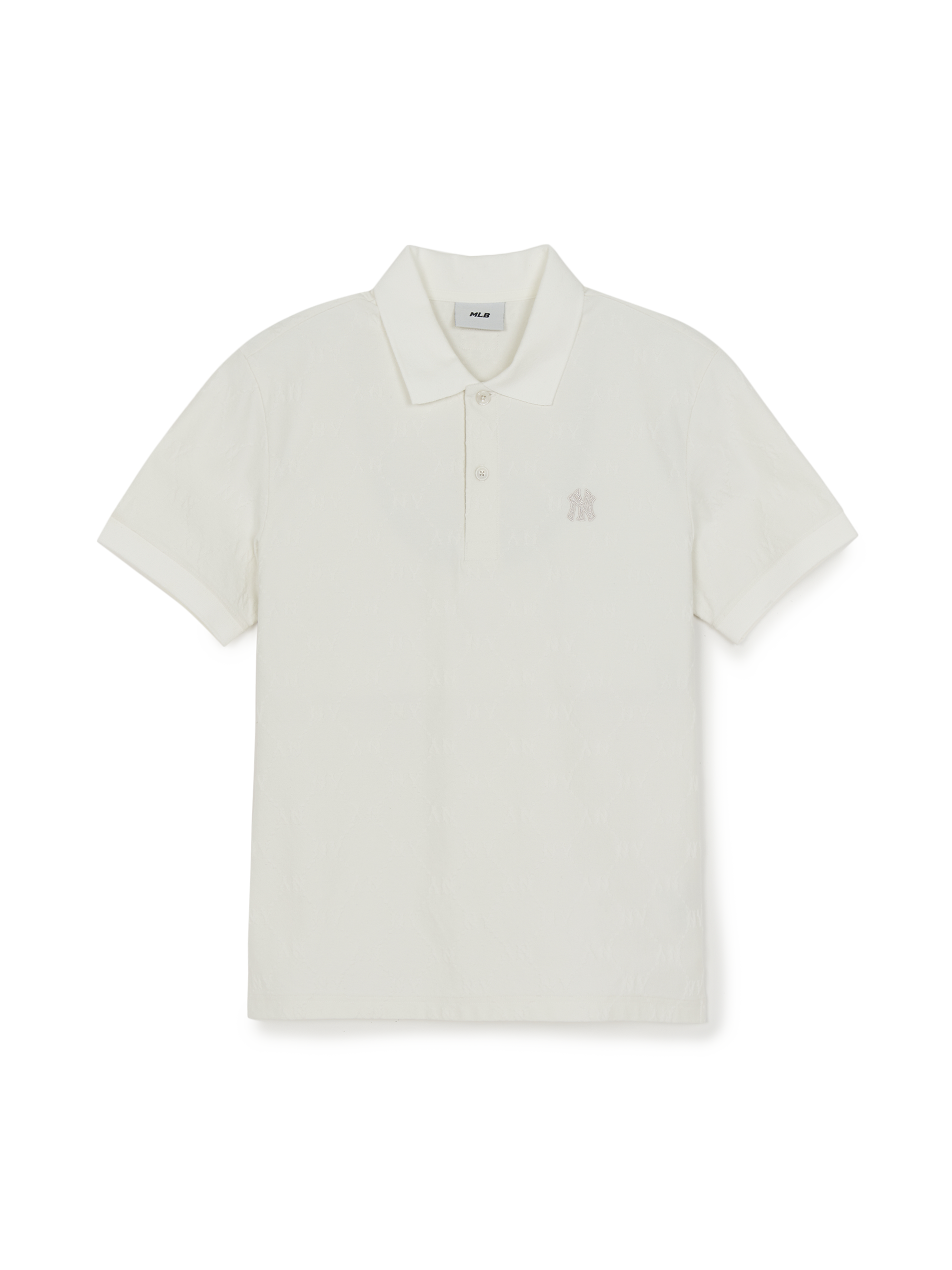 MLB Korea Dia Monogram Tonal Jacquard Polo T-Shirts