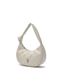 MLB Korea Classic Monogram Crack Embo Hobo Bag