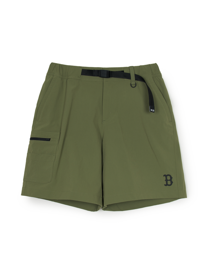 MLB Korea Gorpcore Ripstop 7" Belt Cargo Shorts