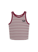 MLB Korea Women's Stripe Sleeveless T-shirt