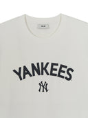 MLB Korea Lettering Logo Point Semi Over-Fit T-Shirts