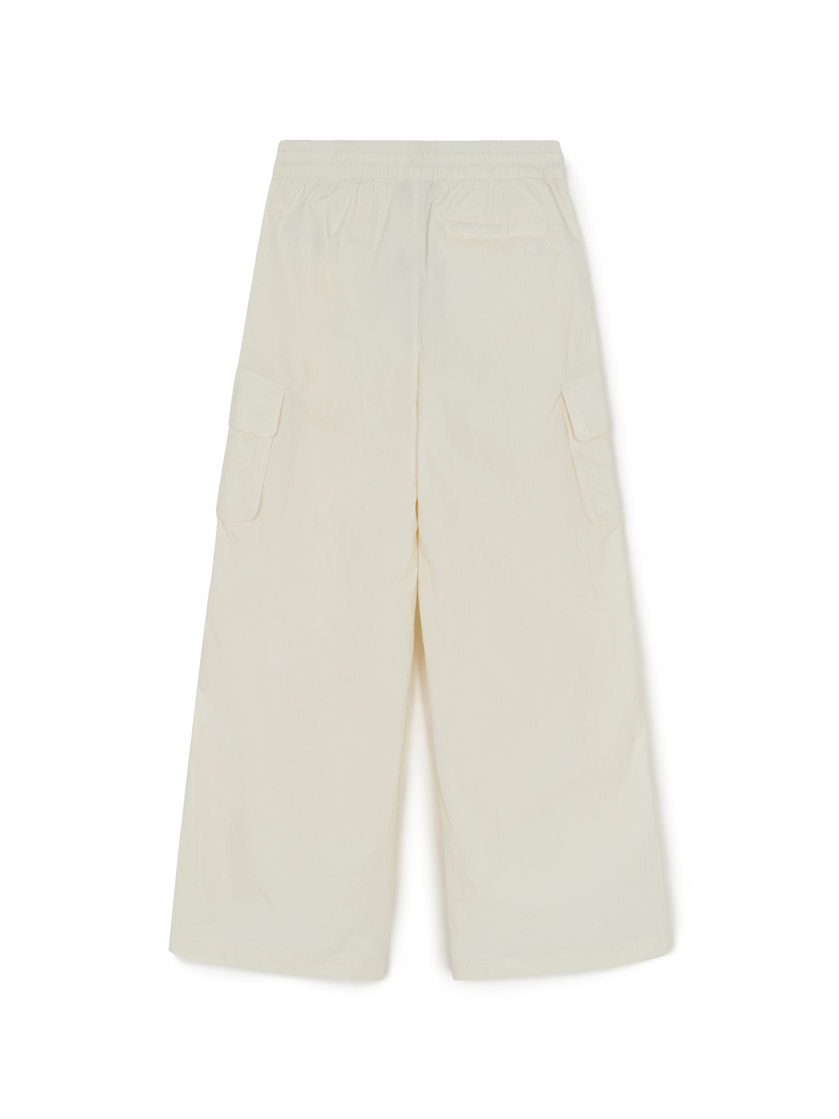 Mlb Women's Gorpcore Glossy High Waist Cargo Wide Flare Pants