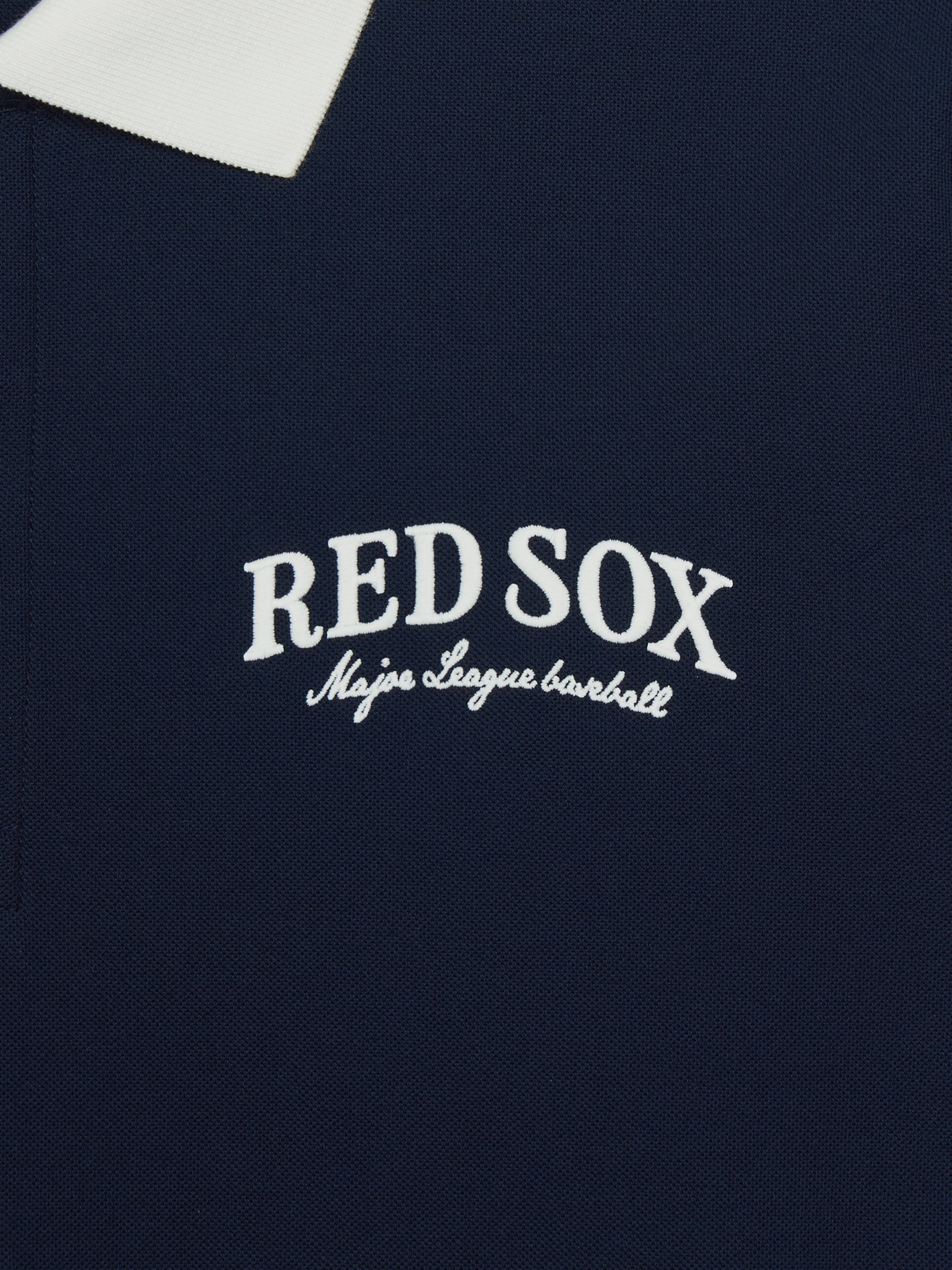 [mlb korea] Basic Small Letter Comfortable Fit Polo T-Shirts