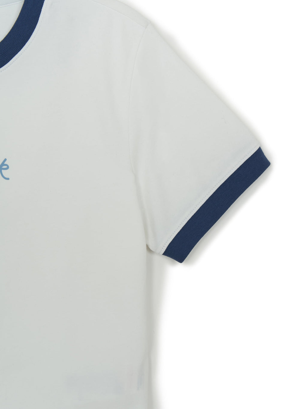 MLB Korea Women's Sportive Cursive Ringer Crop T-shirts