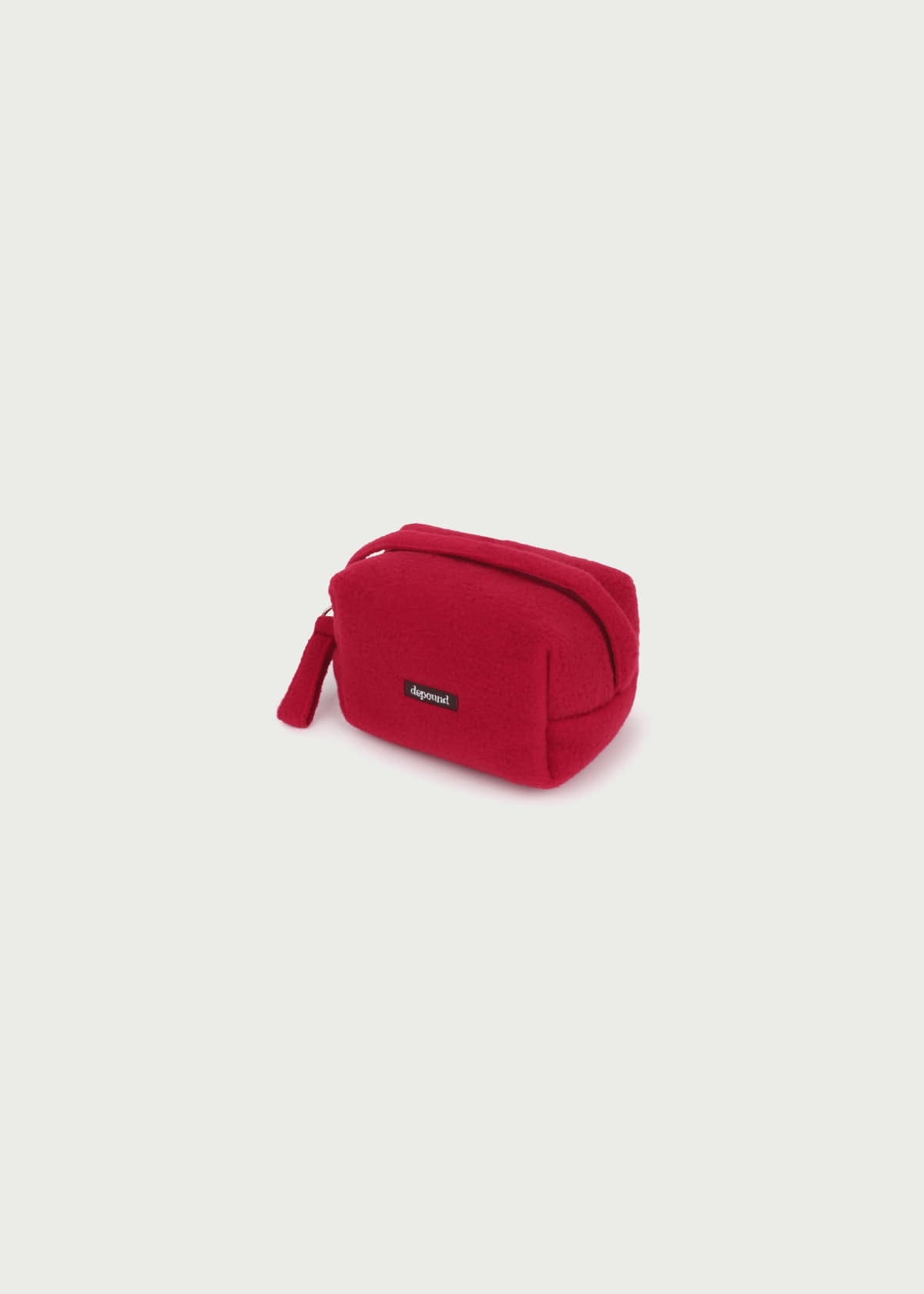 Depound fleece square pouch - red (S)